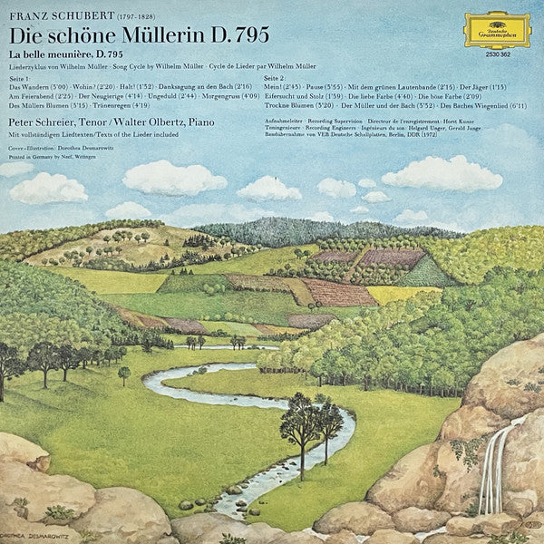 Franz Schubert - Peter Schreier : Die Schöne Müllerin (LP)