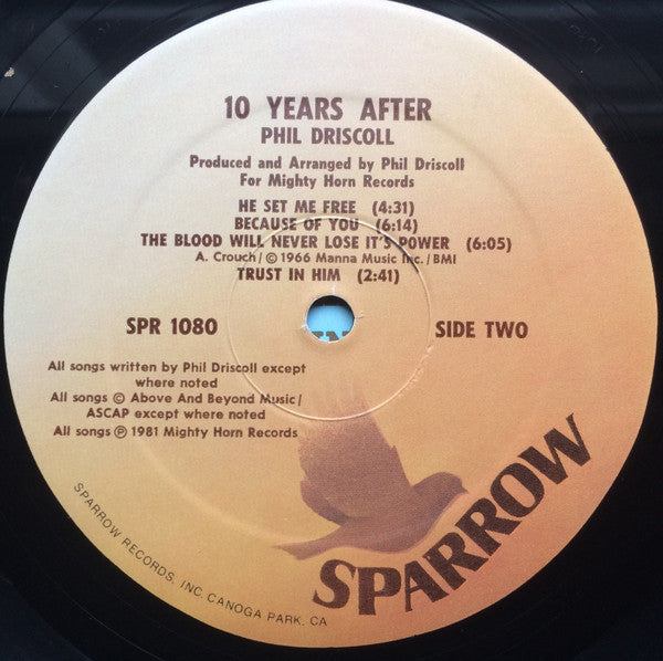 Phil Driscoll : 10 Years After (LP, Album)