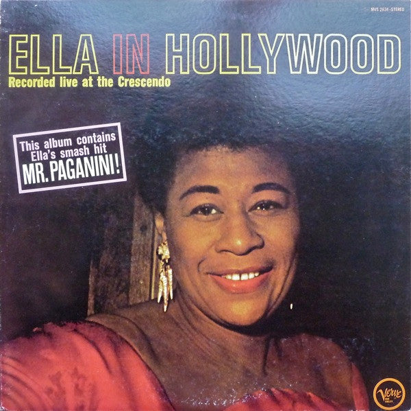 Ella Fitzgerald : Ella In Hollywood (LP, Album, RE)