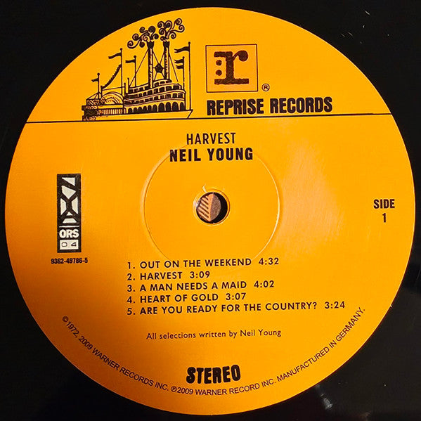 Neil Young : Harvest (LP, Album, RE, RM, RP, 180)