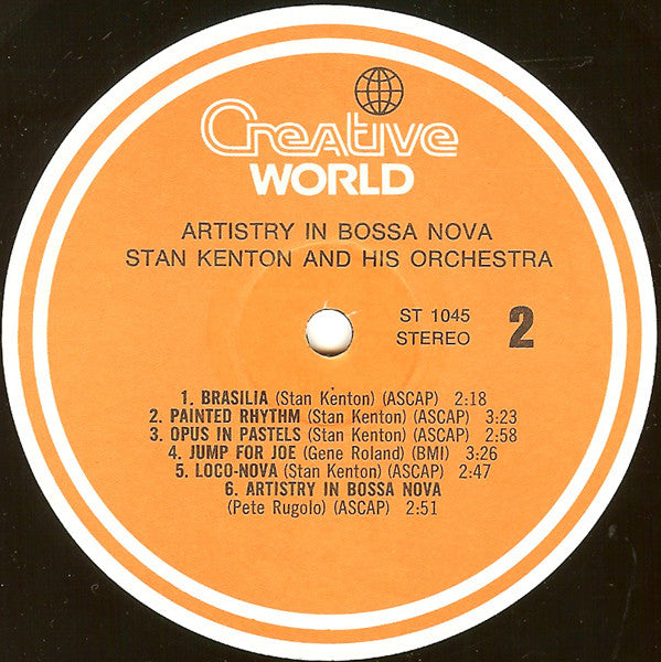 Stan Kenton And His Orchestra : Artistry In Bossa Nova (LP, Album, RE)