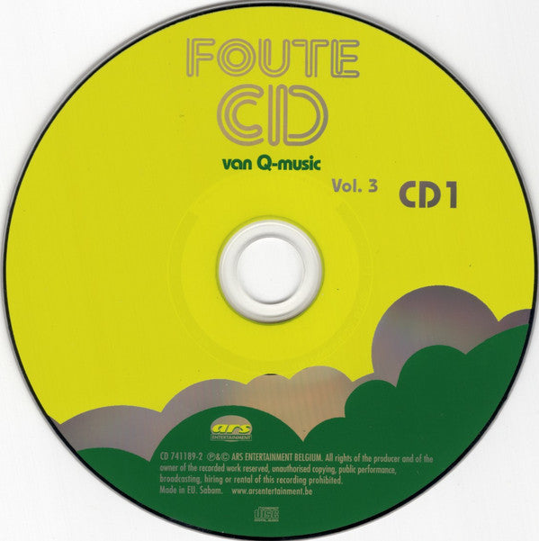 Various : Foute CD Van Q-Music Vol. 3 (2xCD, Comp)