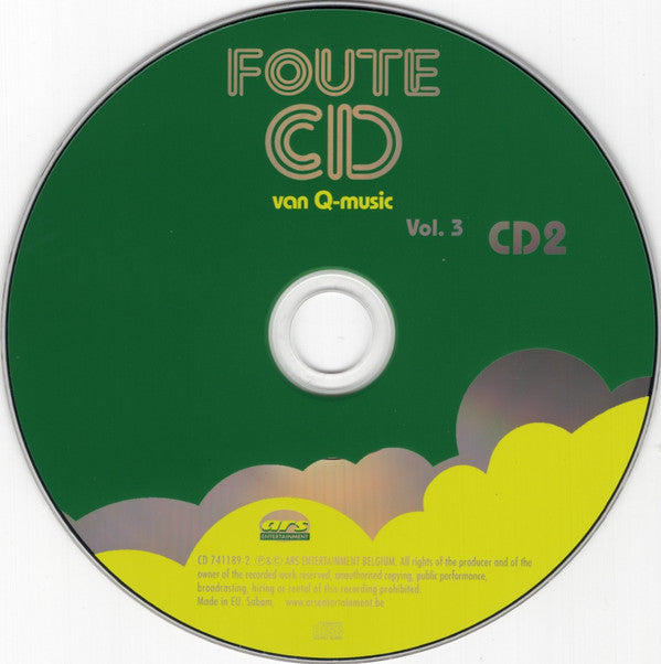 Various : Foute CD Van Q-Music Vol. 3 (2xCD, Comp)