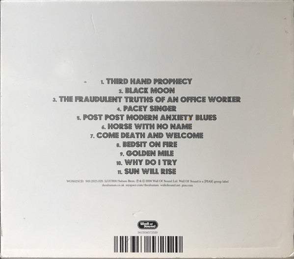 A.Human : Third Hand Prophecy (CD, Album, Sli)