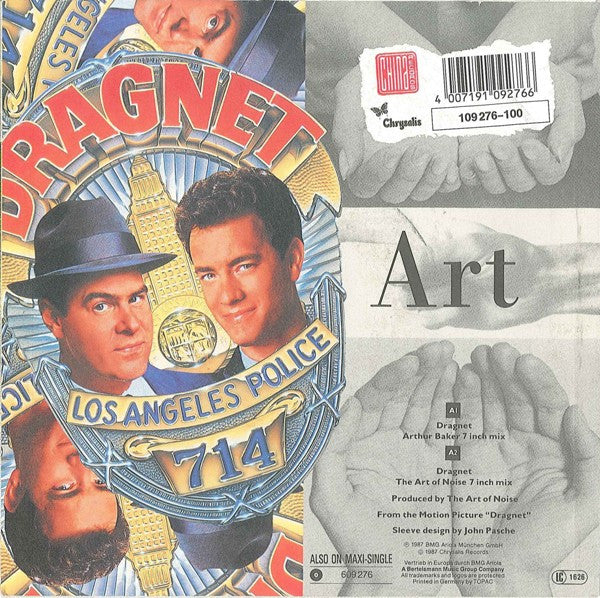 The Art Of Noise : Dragnet (7", Single)