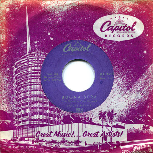 Louis Prima : Oh Marie / Buona Sera (7", Single)