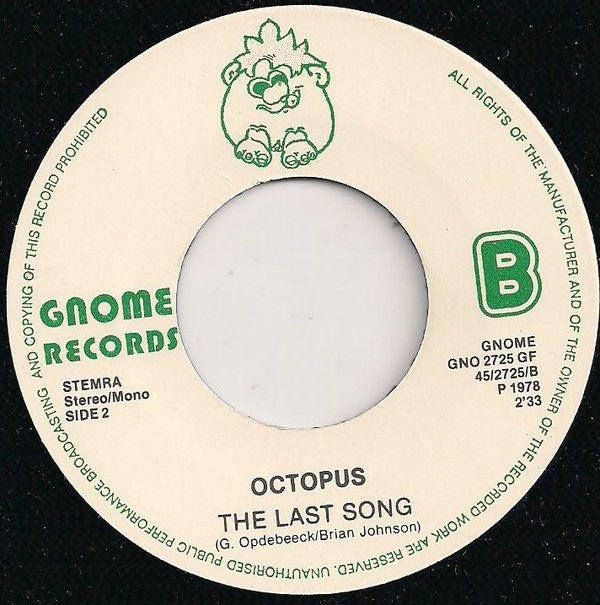 Octopus (5) : Love Me With All Of Your Heart (7", Single)