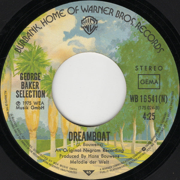 George Baker Selection : Paloma Blanca (7", Single)