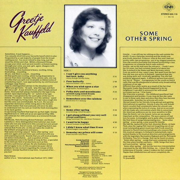 Greetje Kauffeld : Some Other Spring (LP, Album)