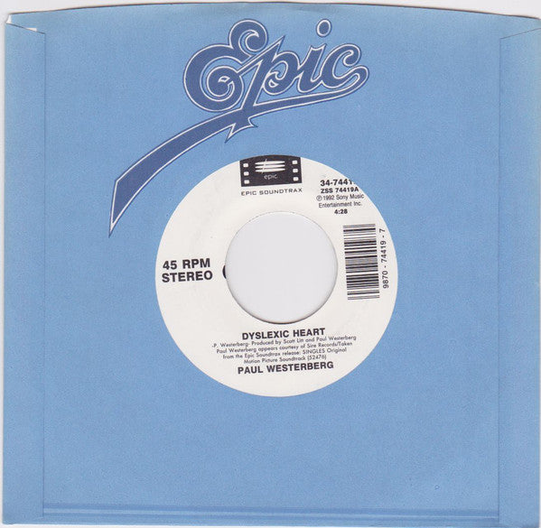 Paul Westerberg / Screaming Trees : Dyslexic Heart / Nearly Lost You (7")
