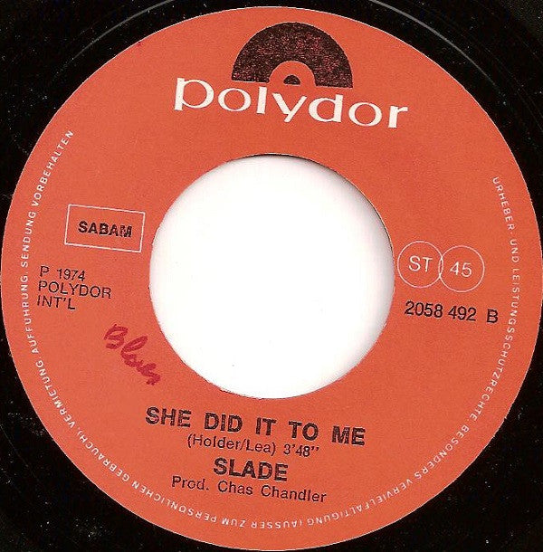 Slade : The Bangin' Man (7", Single)