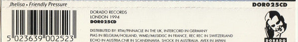 Jhelisa : Friendly Pressure (CD, Single)