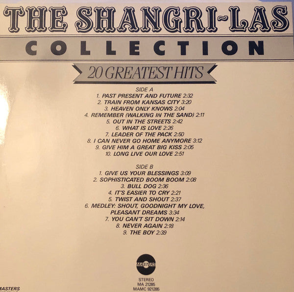 The Shangri-Las : The Shangri-Las Collection (20 Greatest Hits) (LP, Comp)