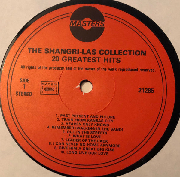 The Shangri-Las : The Shangri-Las Collection (20 Greatest Hits) (LP, Comp)