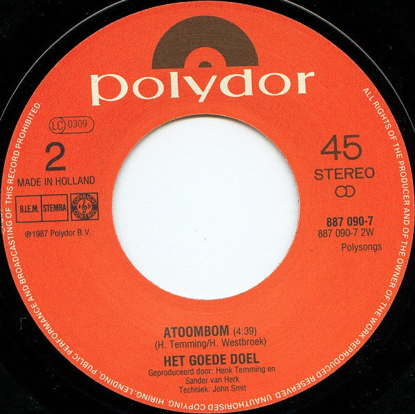 Het Goede Doel : 4 Films (Een Filmster Blijft Voor Eeuwig Leven) (7", Single)