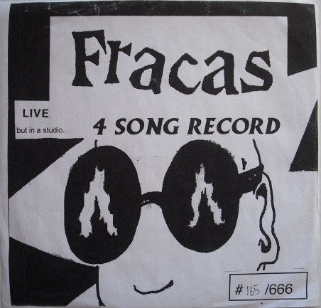 Fracas (3) : 4 Song Record (7", Num)