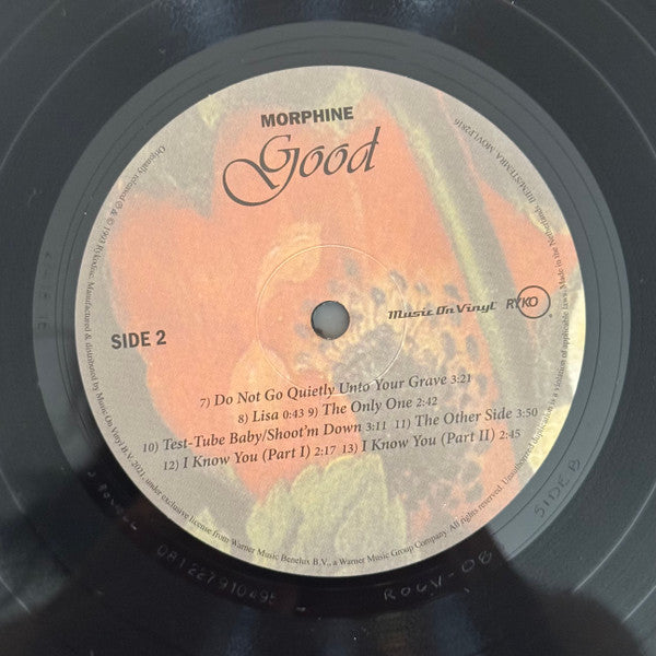 Morphine (2) : Good (LP, Album, RE, RP, 180)
