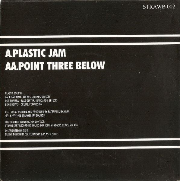 Plastic Soup : Plastic Jam/Point Three Below (7", Single)