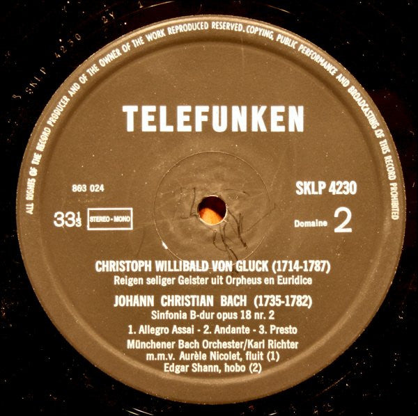 Pietro Antonio Locatelli, Pieter Hellendaal, Christoph Willibald Gluck, Johann Christian Bach - Jaap Schröder, Amsterdams Kamerorkest, Münchener Bach-Orchester, Aurèle Nicolet, Edgar Shann : Het Concert (LP, Comp)