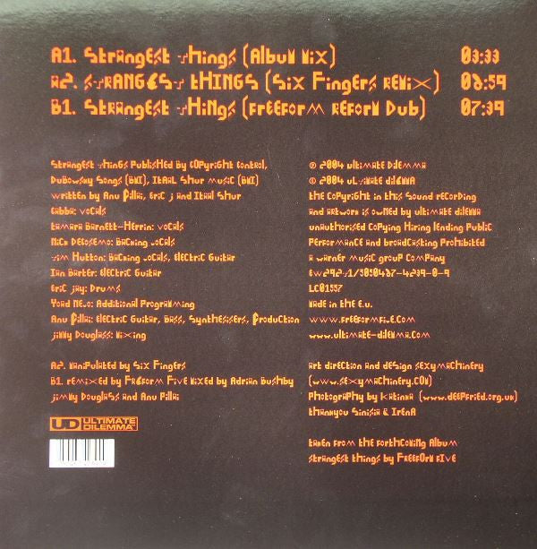Freeform Five : Strangest Things (Part 1) (12")