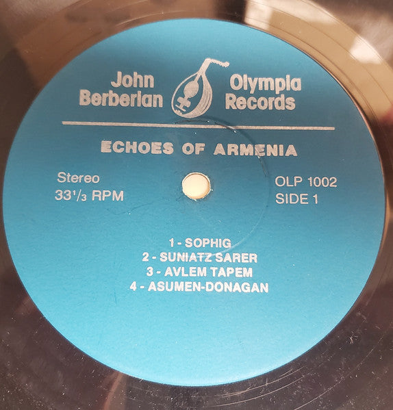 John Berberian : Echoes Of Armenia (LP, Album)