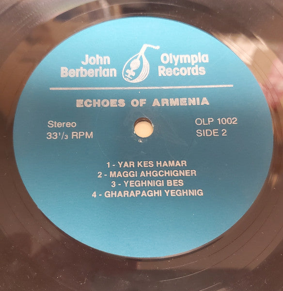 John Berberian : Echoes Of Armenia (LP, Album)