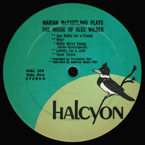 Marian McPartland : Marian McPartland Plays The Music Of Alec Wilder (LP, Album)