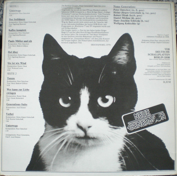 Neue Generation : Neue Generation (LP, Album)