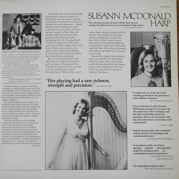 Susann McDonald : The World Of The Harp (LP)