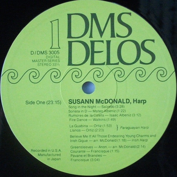 Susann McDonald : The World Of The Harp (LP)