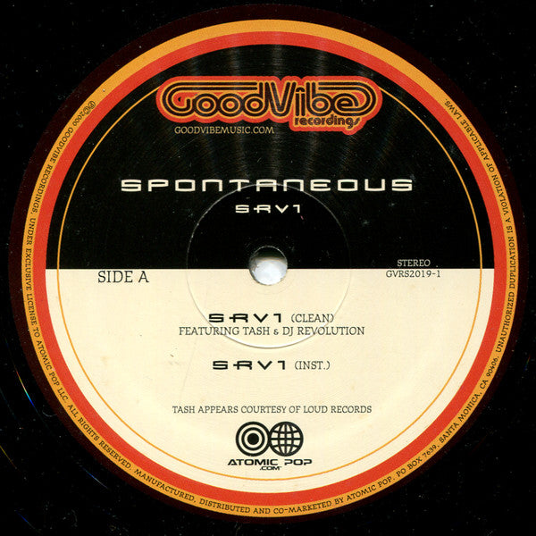 Spontaneous : SRV1 (12")