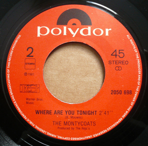 The Montycoats : You're Mistaken (7", Single)