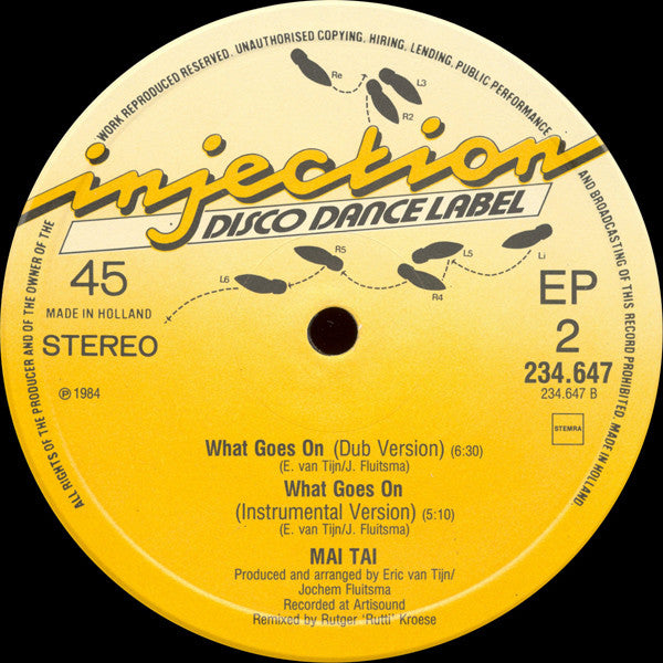 Mai Tai : What Goes On (Special Dance Mix) (12", EP, Maxi)