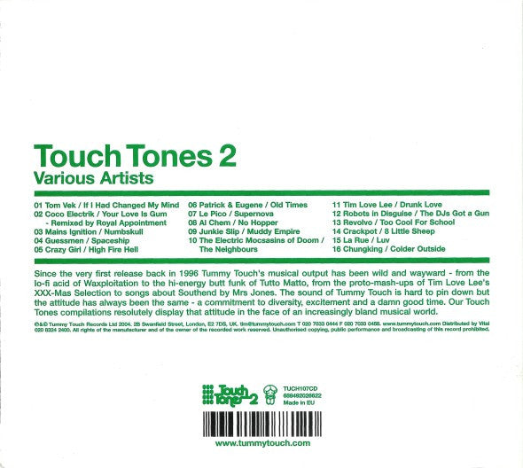 Various : Touch Tones 2 (CD, Comp)