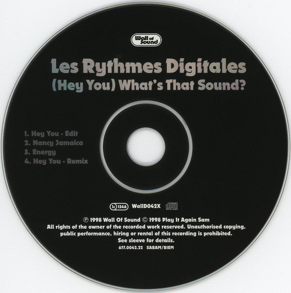 Les Rythmes Digitales : (Hey You) What's That Sound? (CD, Maxi)