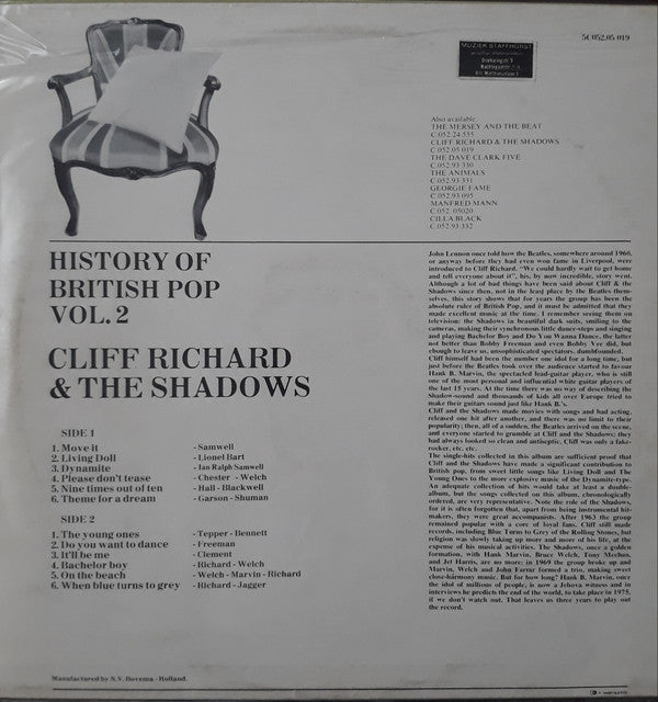 Cliff Richard & The Shadows : Cliff Richard & The Shadows (LP, Comp)