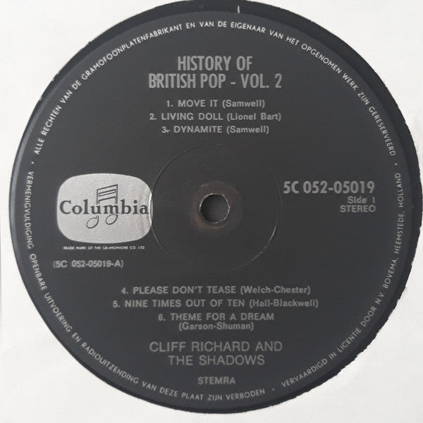Cliff Richard & The Shadows : Cliff Richard & The Shadows (LP, Comp)
