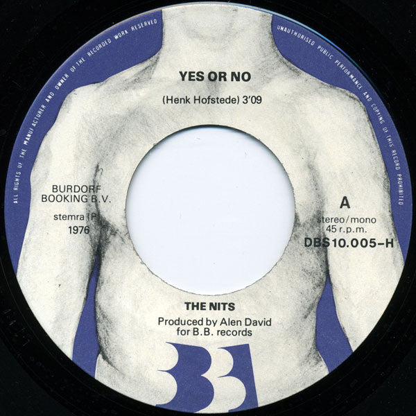 The Nits : Yes Or No (7", Single)