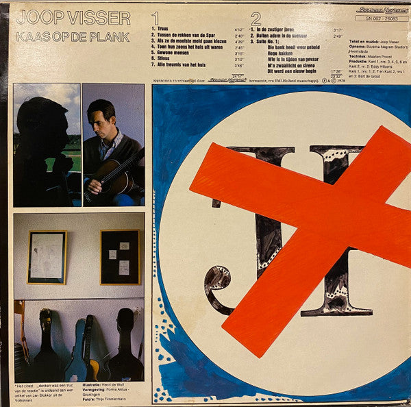 Joop Visser (2) : Kaas Op De Plank (LP)