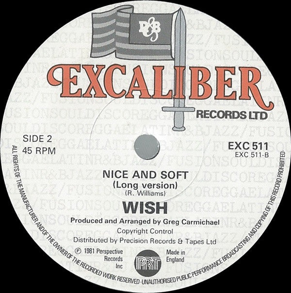 Wish (3) : Nice And Soft (7")