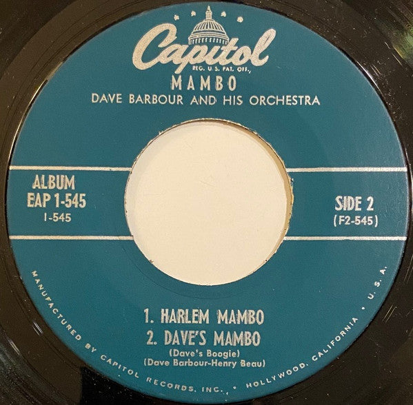 Dave Barbour Orchestra : Mambo (7")