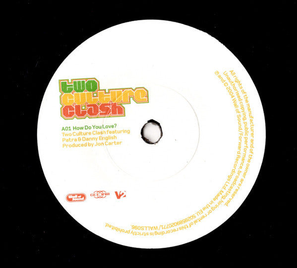 Two Culture Clash : How Do You Love? (7")