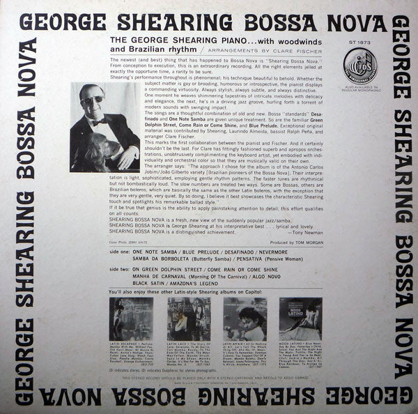 George Shearing : Shearing Bossa Nova (LP)