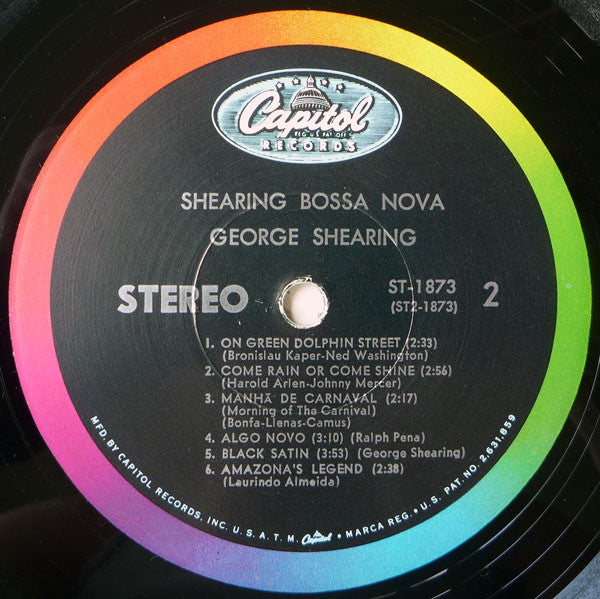 George Shearing : Shearing Bossa Nova (LP)