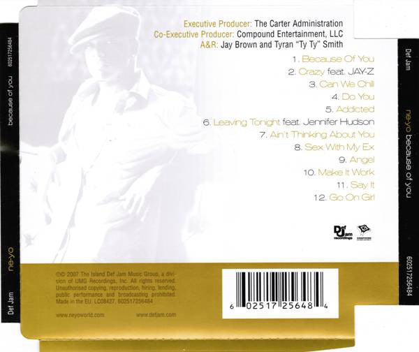 Ne-Yo : Because Of You (CD, Album, Sup)