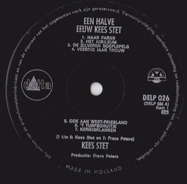 Kees Stet : Een Halve Eeuw (LP)