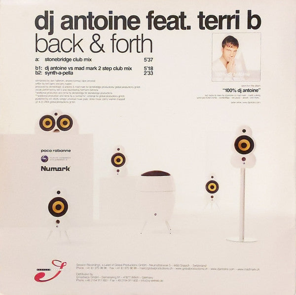 DJ Antoine Feat. Terri Bjerre : Back & Forth (12")