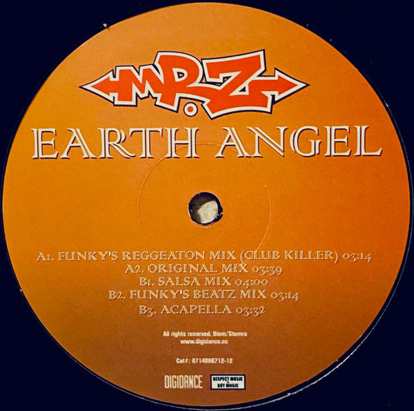 Mr. Z : Earth Angel (12", Maxi)