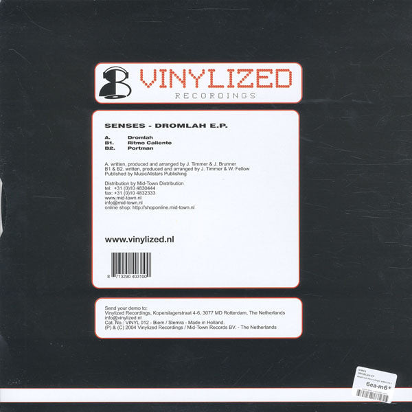 Senses (3) : Dromlah E.P. (12", EP)