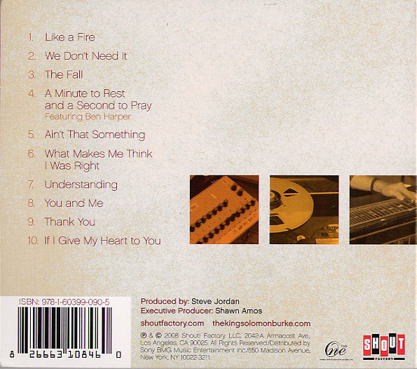 Solomon Burke : Like A Fire (CD, Album)